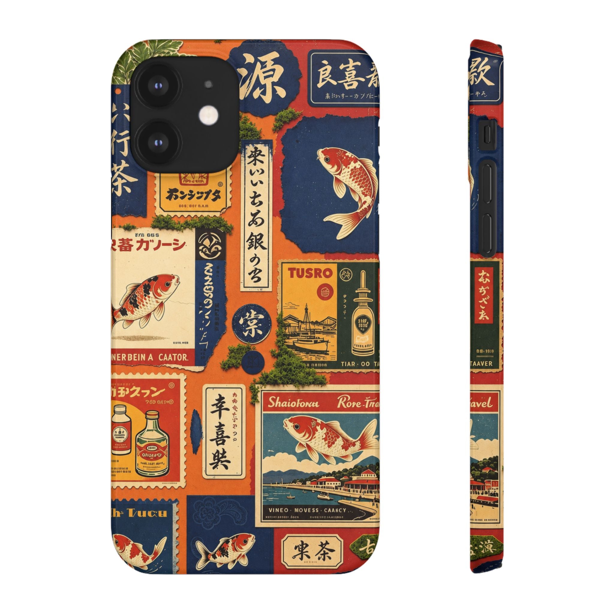 Vintage Japanese Koi Phone Case