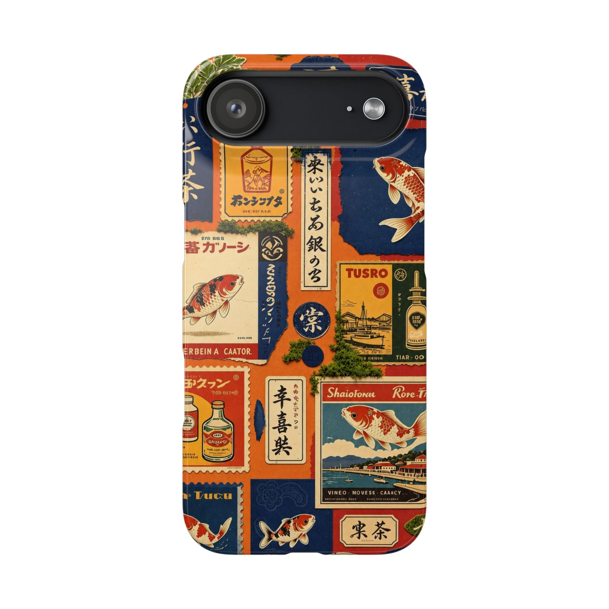 Vintage Japanese Koi Phone Case