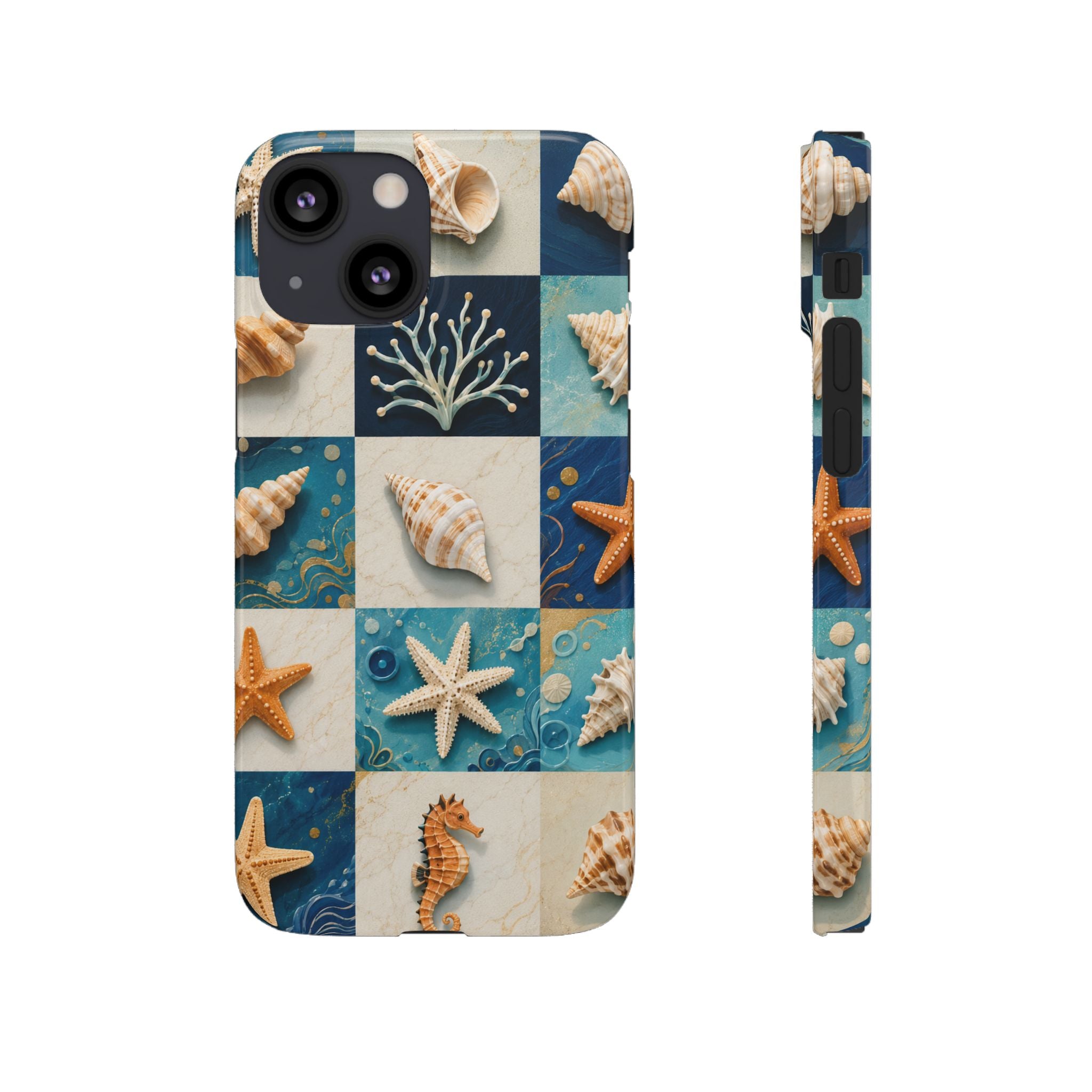 Coastal Seashell Mosaic Phone Case