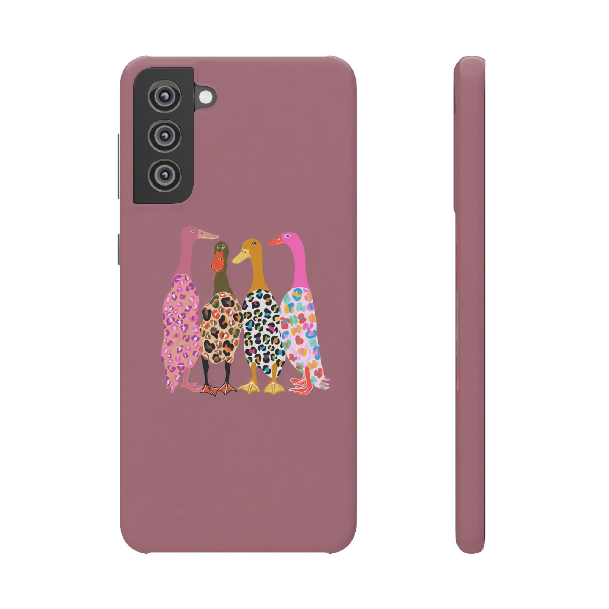 Colorful Leopard Ducks Phone Case
