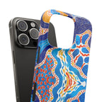 Abstract Blue Pattern Phone Case