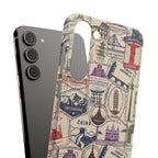 Vintage Travel Stamps Phone Case