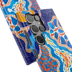 Abstract Blue Pattern Phone Case