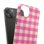 Pink Gingham Phone Case