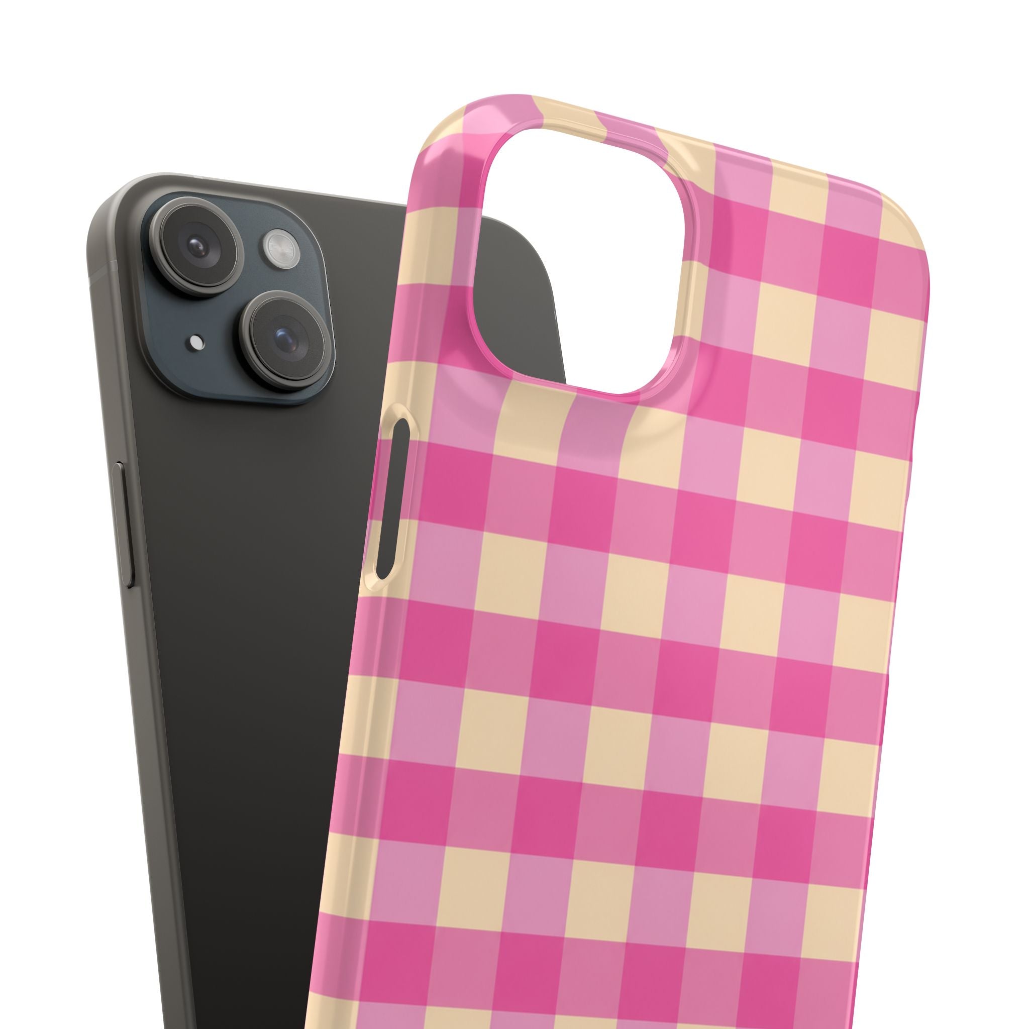 Pink Gingham Phone Case