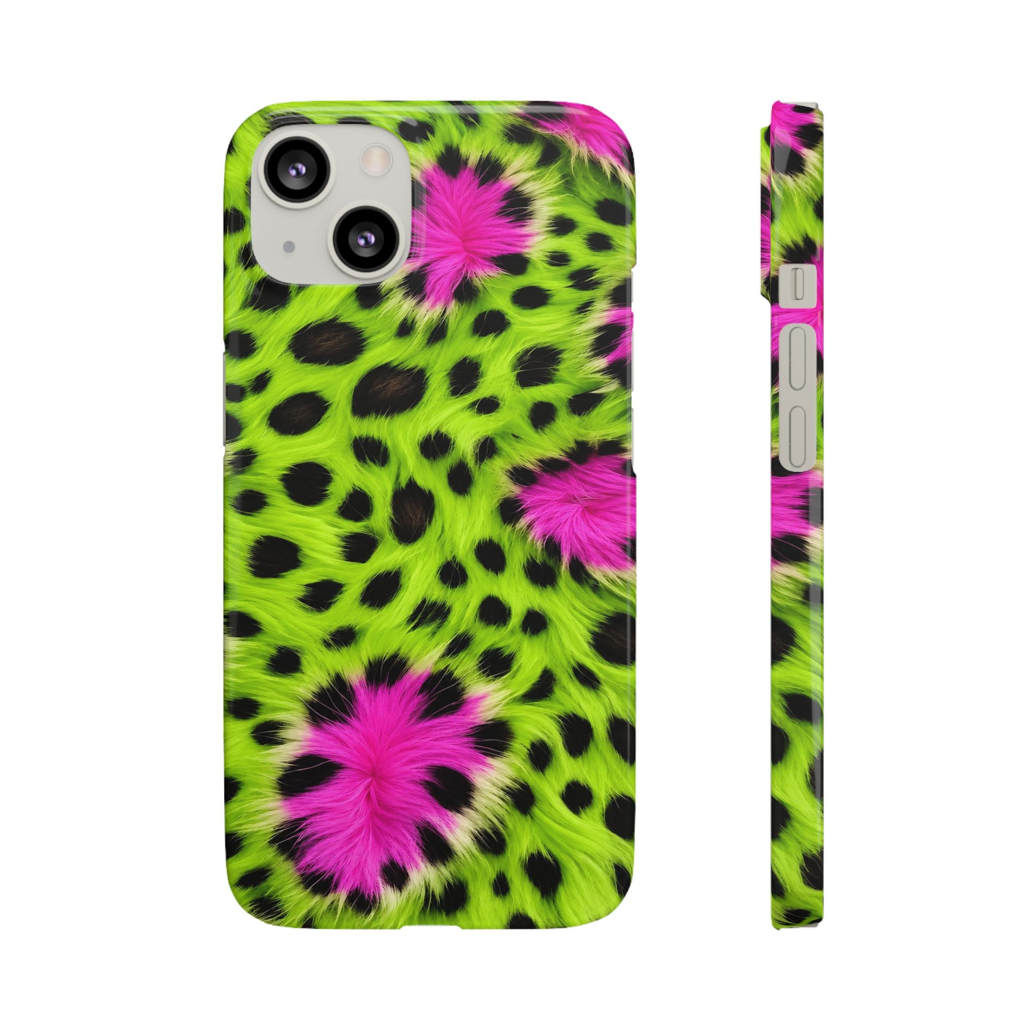 Neon Leopard Phone Case