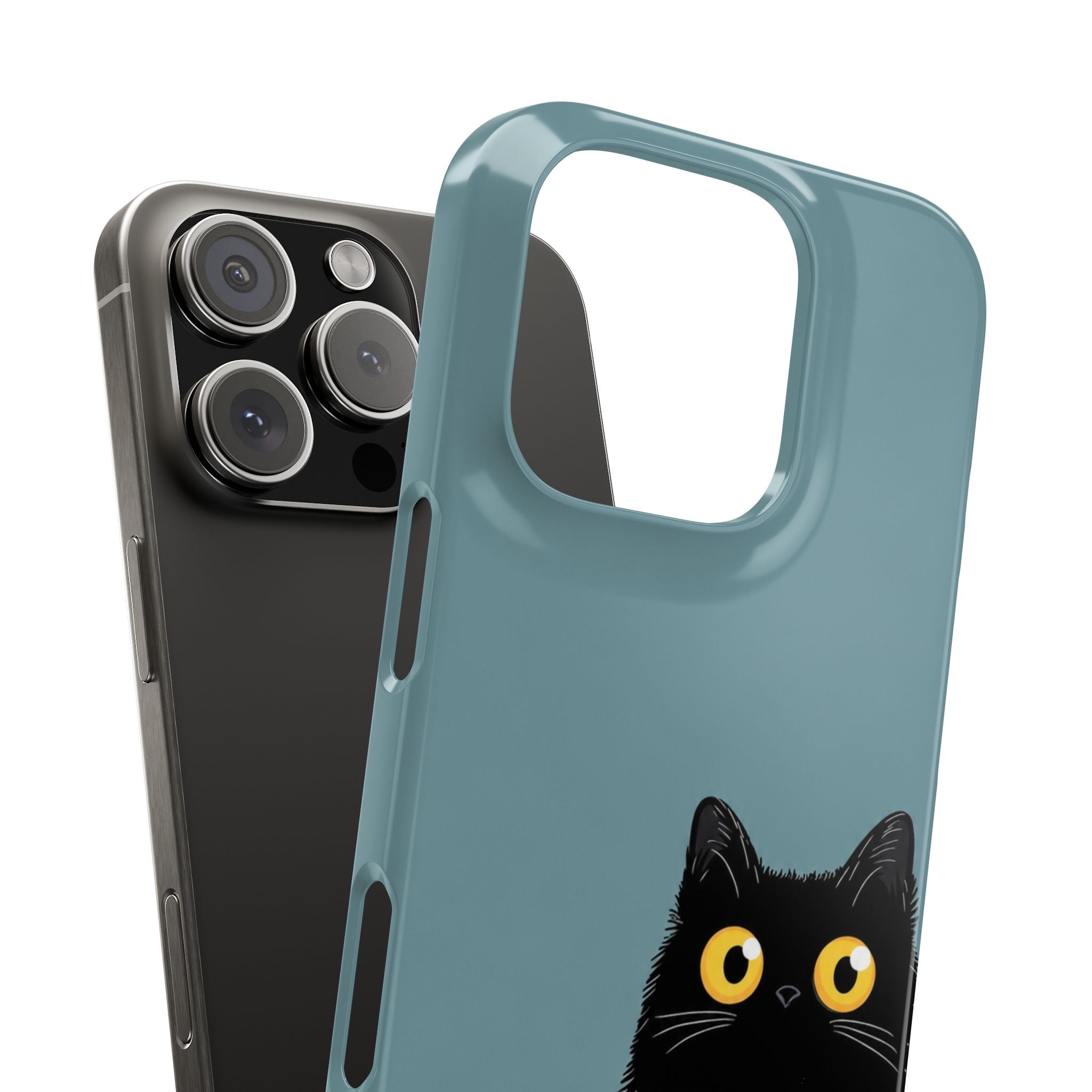 Cute Black Cat Phone Case
