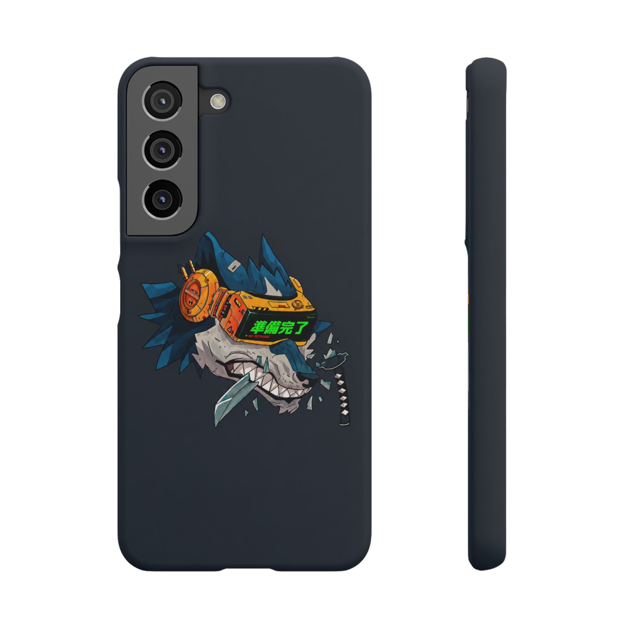 Cyberpunk Wolf Phone Case