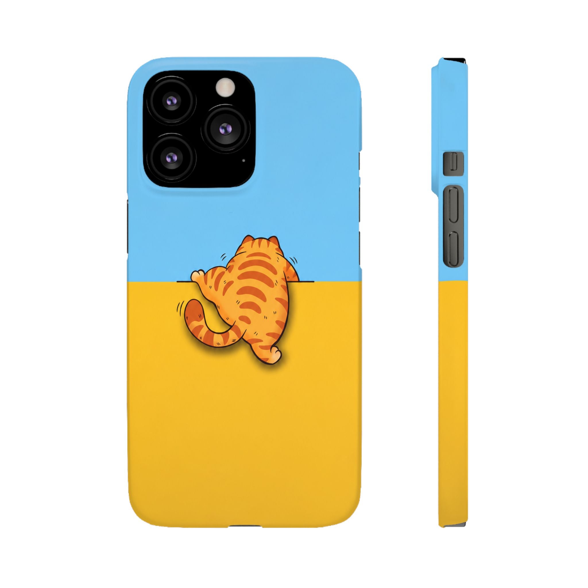 Peekaboo Orange Cat Phone Case