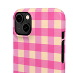 Pink Gingham Phone Case