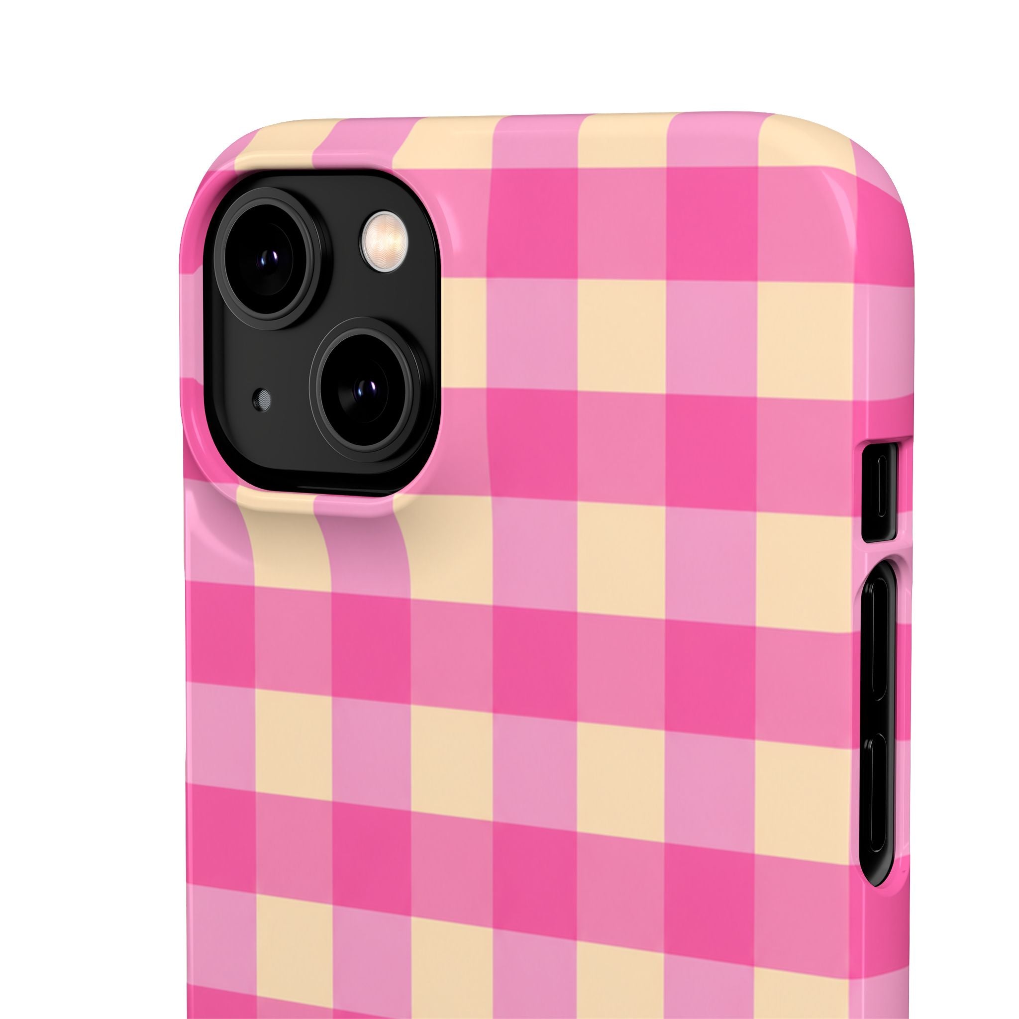 Pink Gingham Phone Case