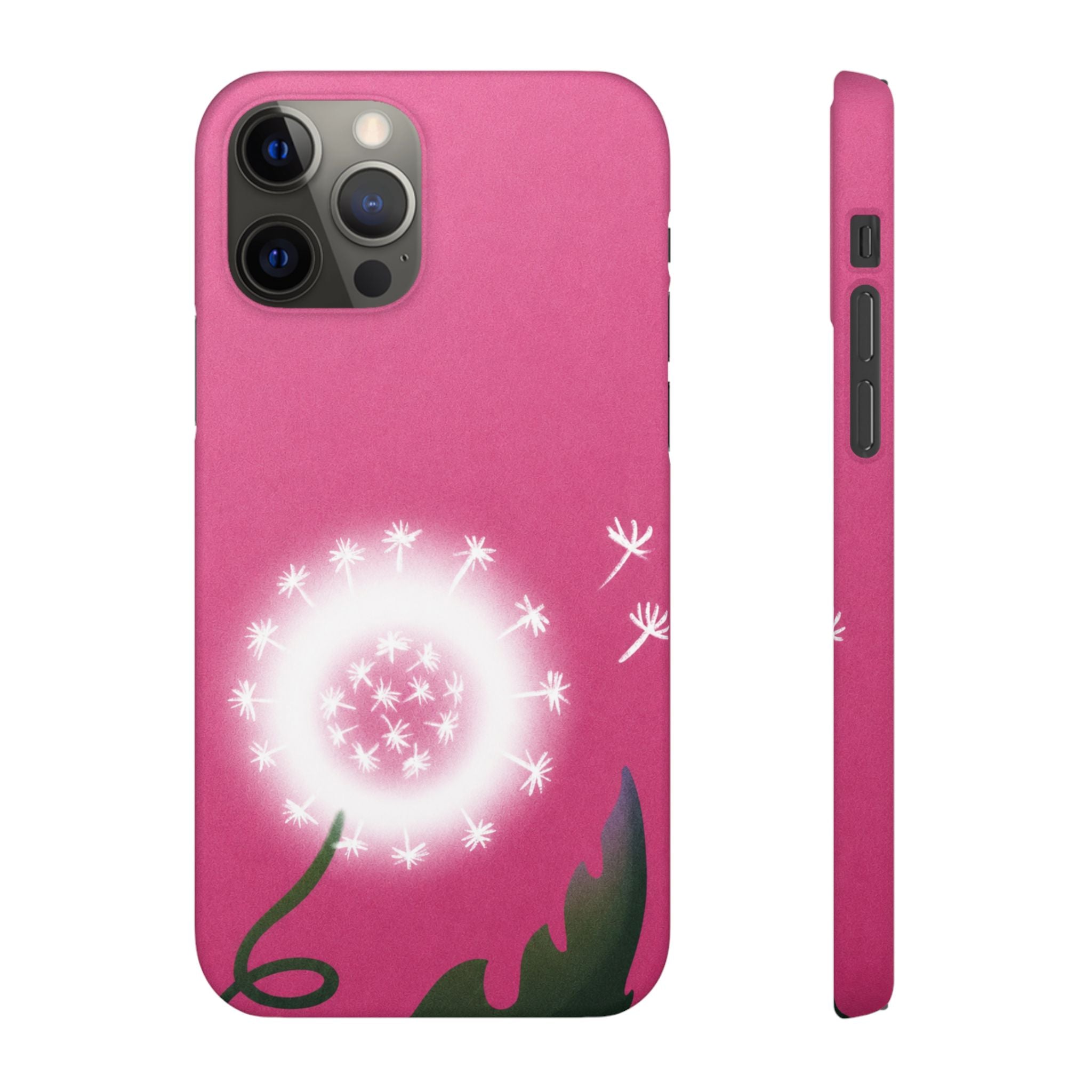 Pink Dandelion Phone Case