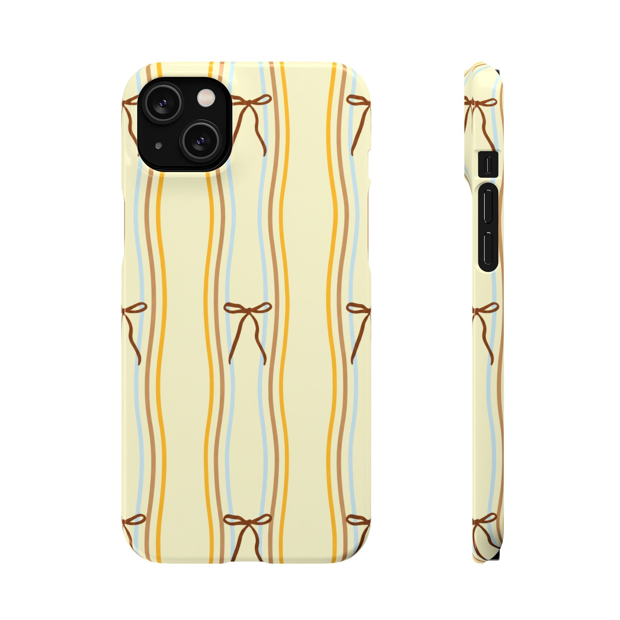Bow Stripe Phone Case
