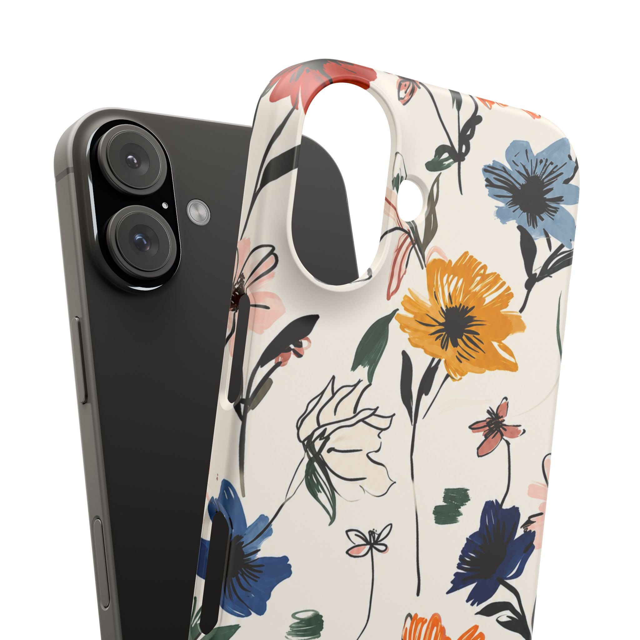 Wildflower Sketch Phone Case