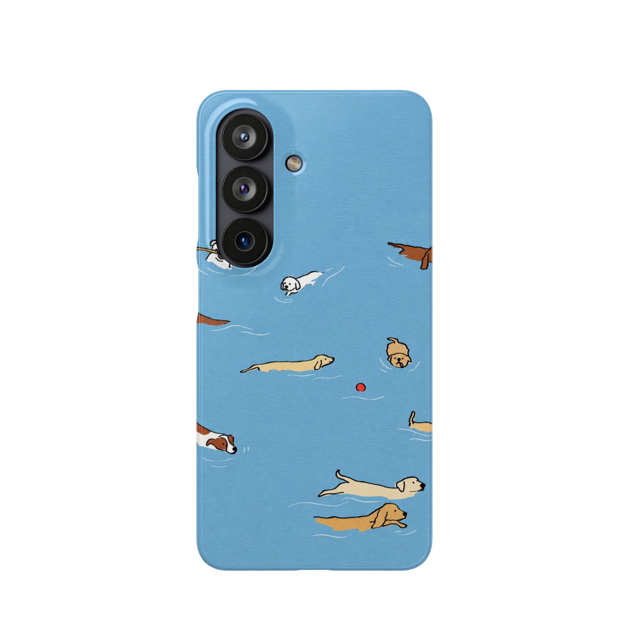 Swimming Dogs Phone Case