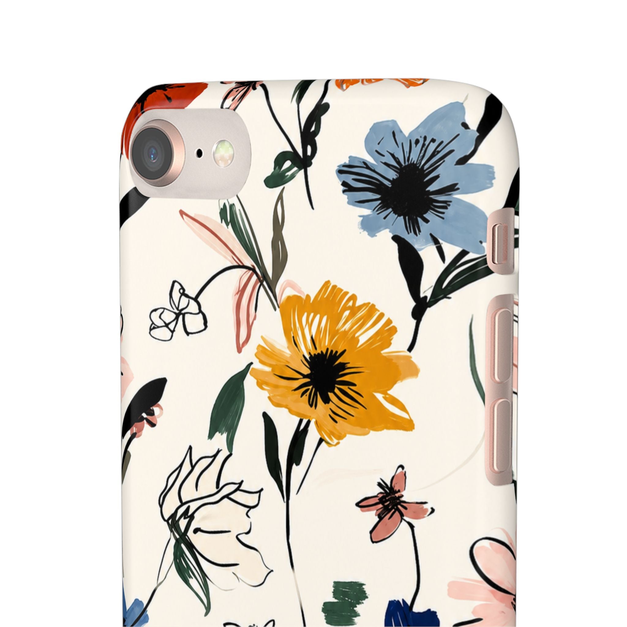 Wildflower Sketch Phone Case