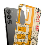 Retro Cassette Floral Phone Case