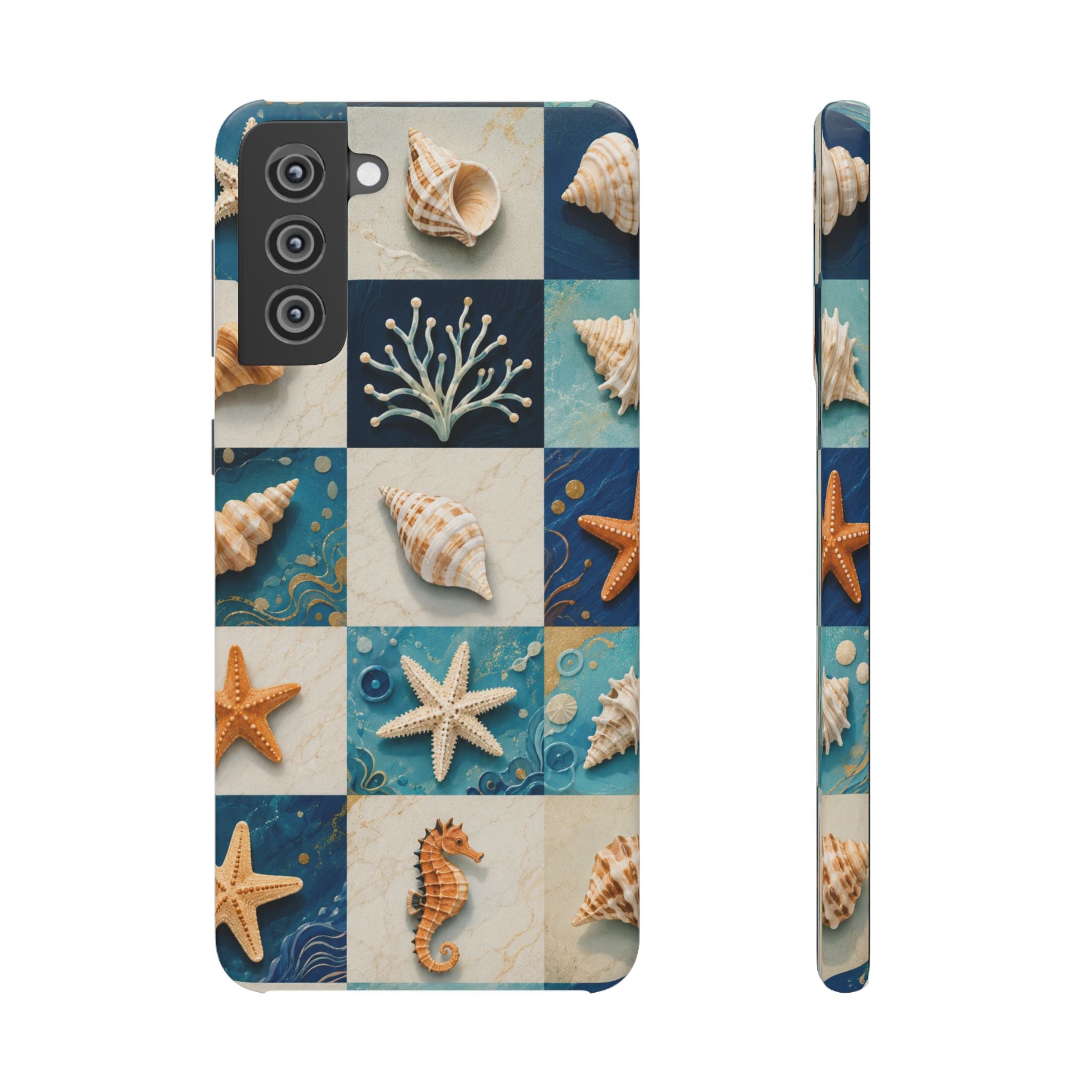 Coastal Seashell Mosaic Phone Case
