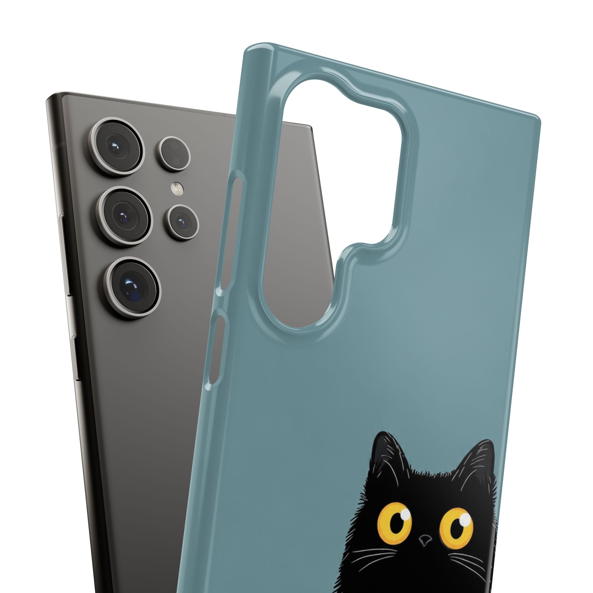 Cute Black Cat Phone Case