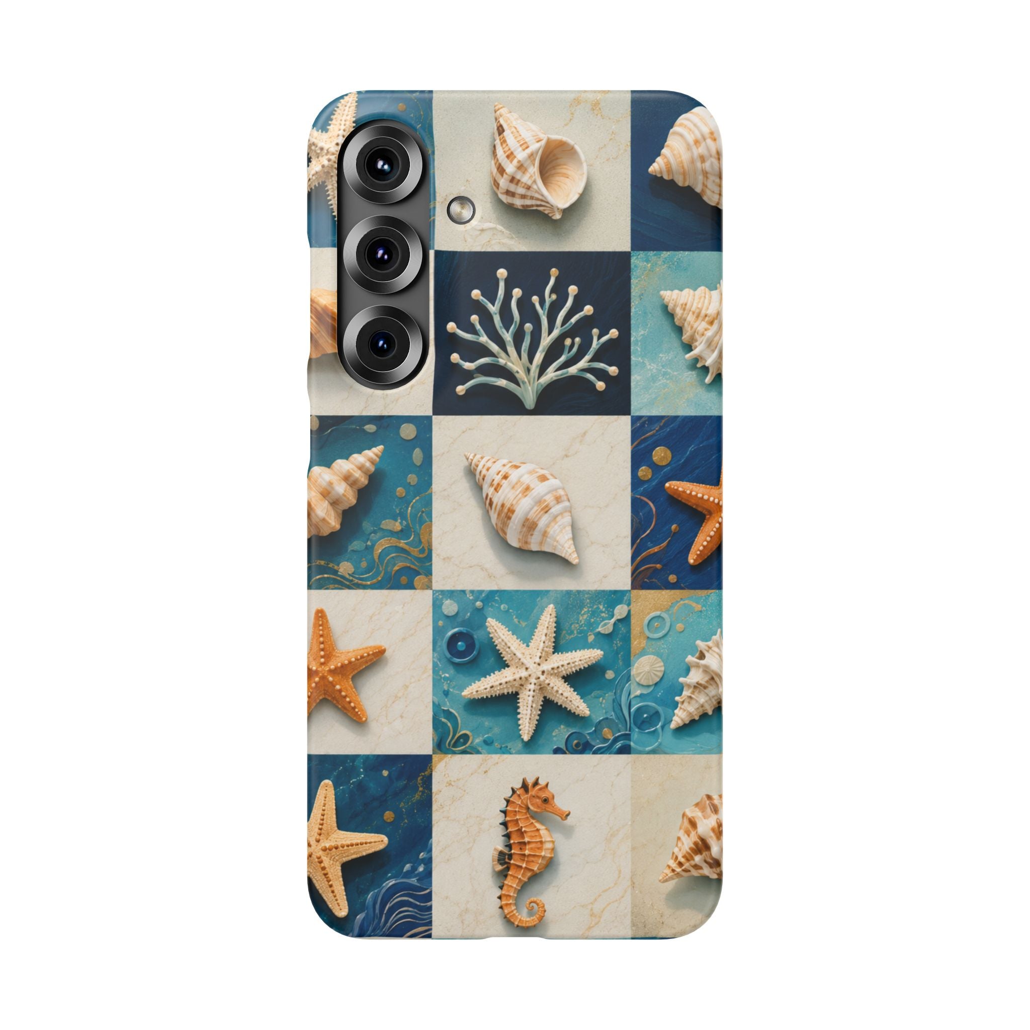 Coastal Seashell Mosaic Phone Case