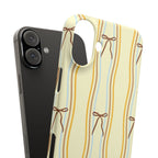 Bow Stripe Phone Case