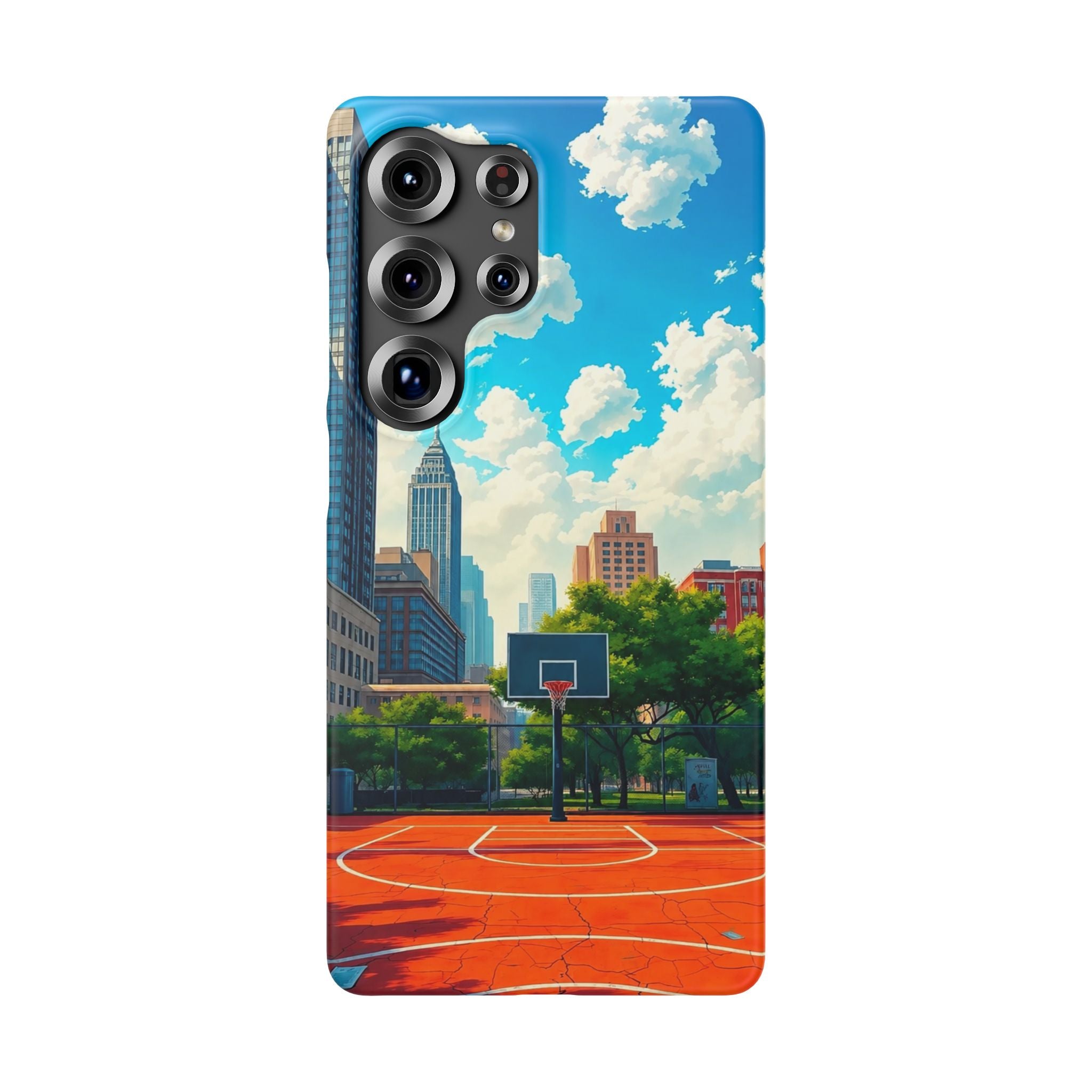 Urban Basketball Court Phone Case