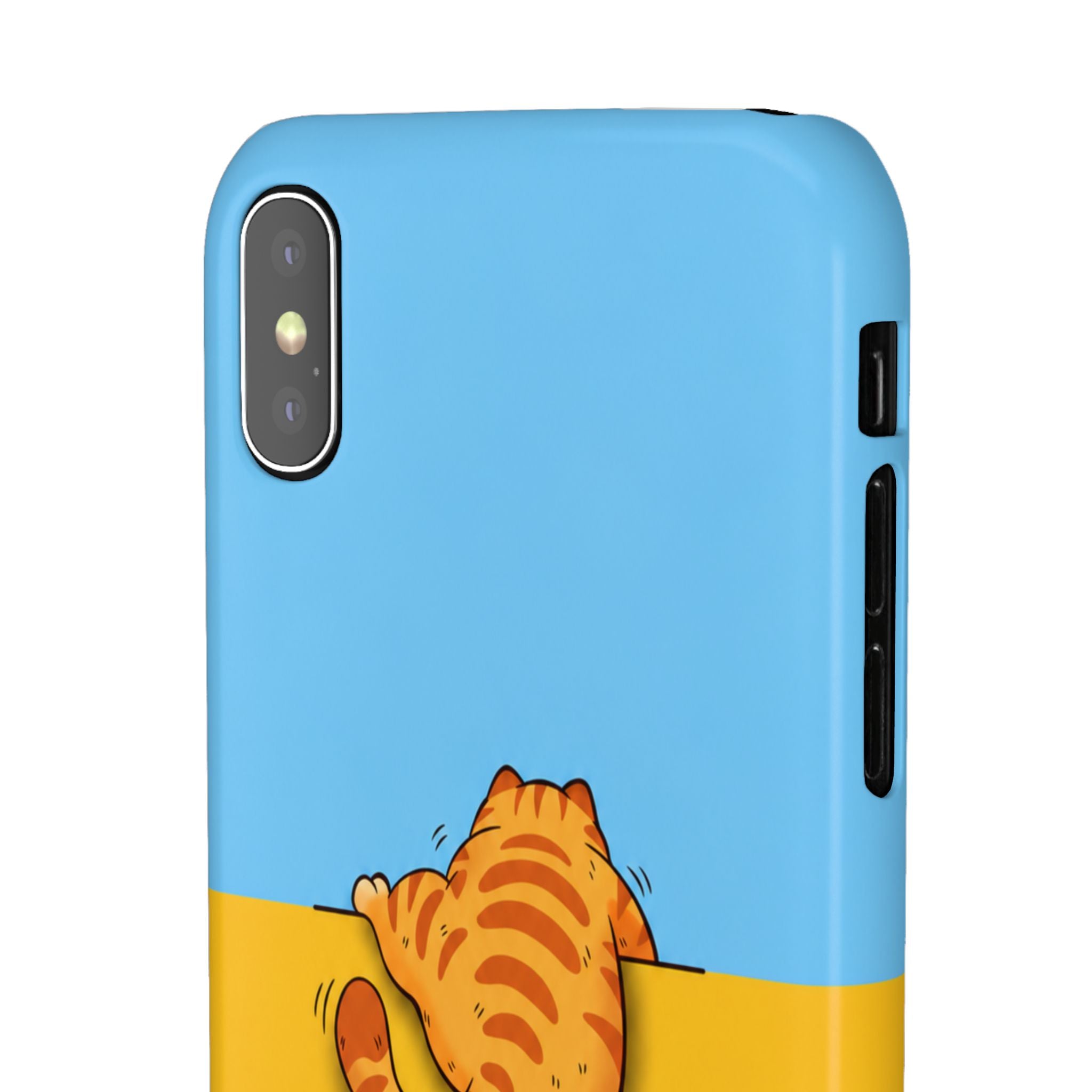Peekaboo Orange Cat Phone Case