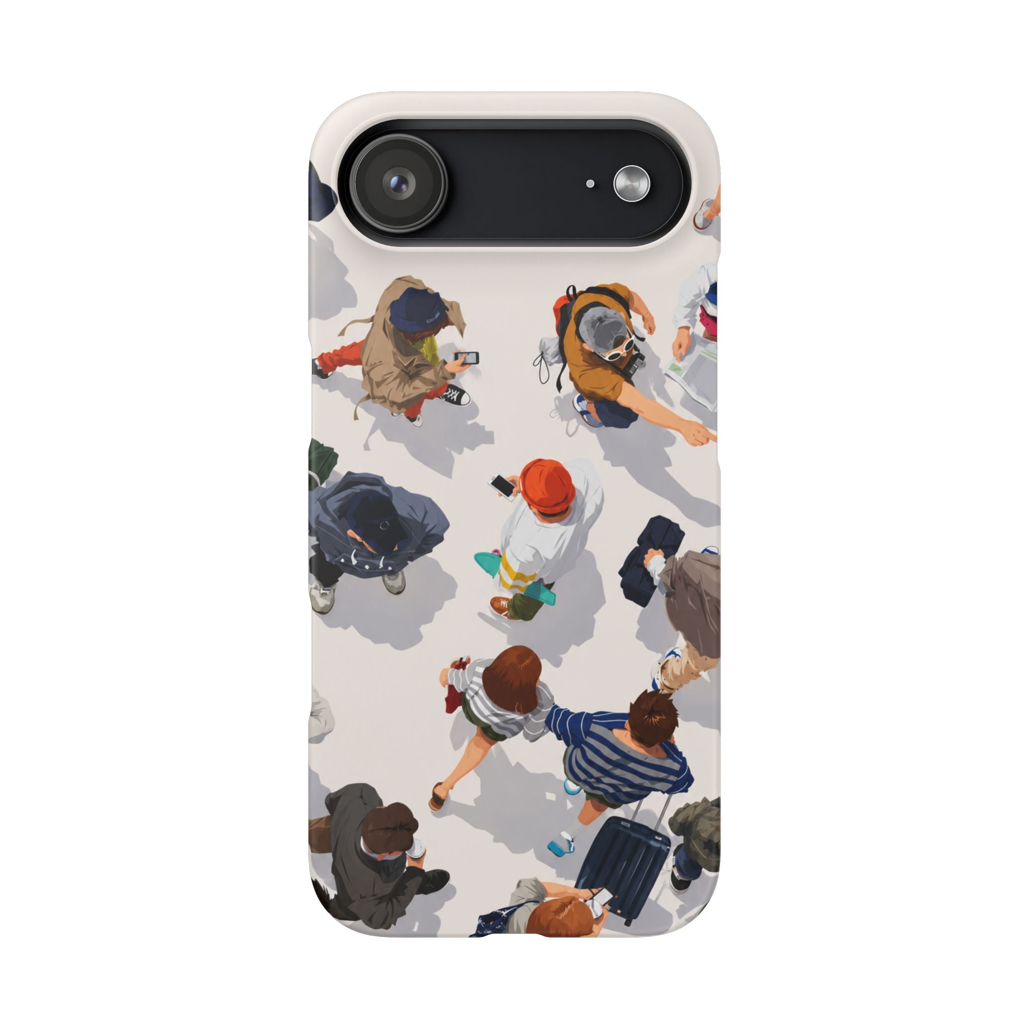 City Crowd Aesthetic Phone Case