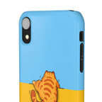 Peekaboo Orange Cat Phone Case