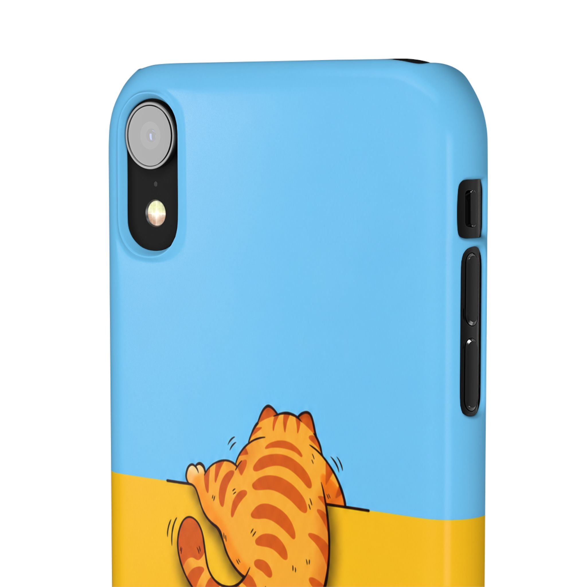 Peekaboo Orange Cat Phone Case