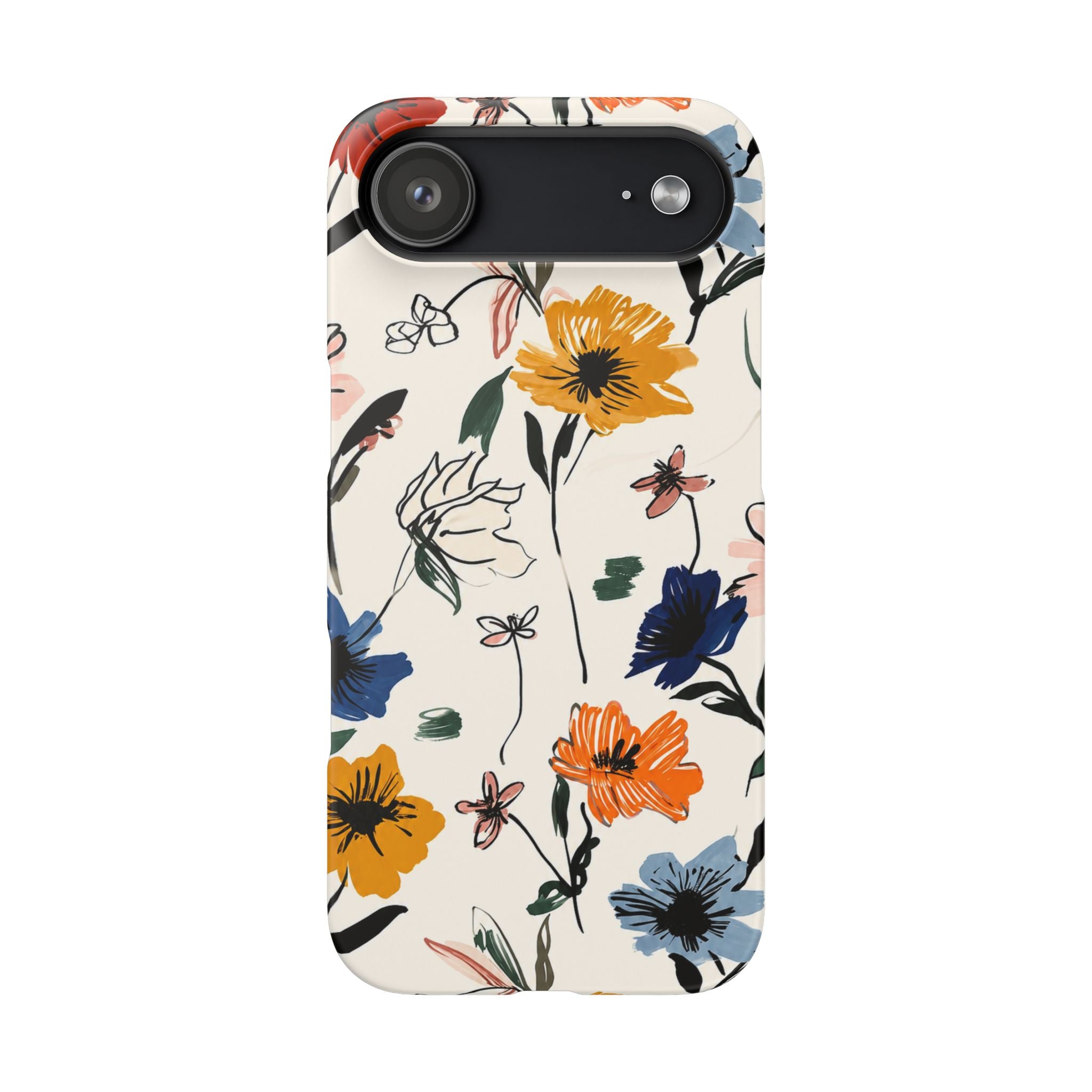 Wildflower Sketch Phone Case
