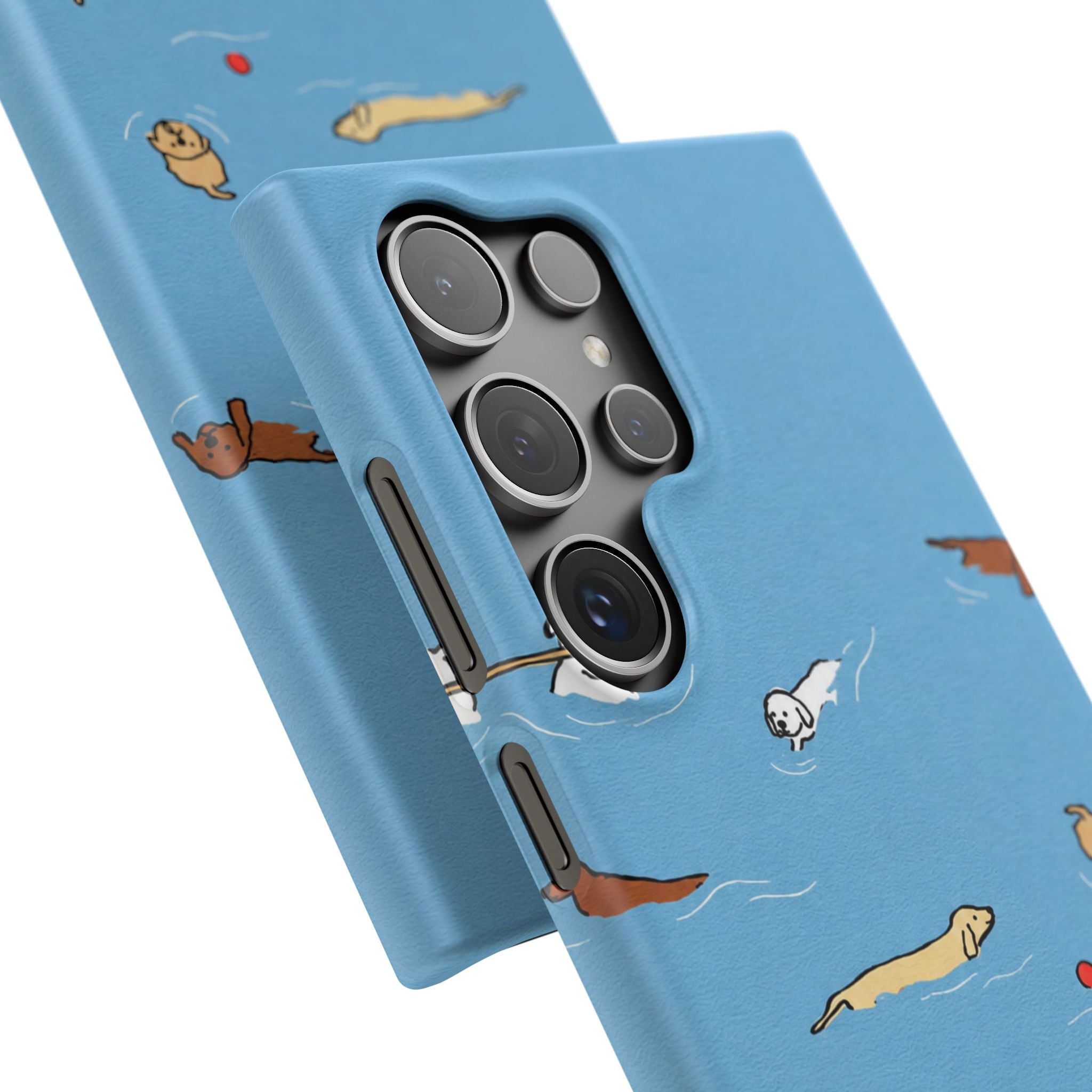 Swimming Dogs Phone Case