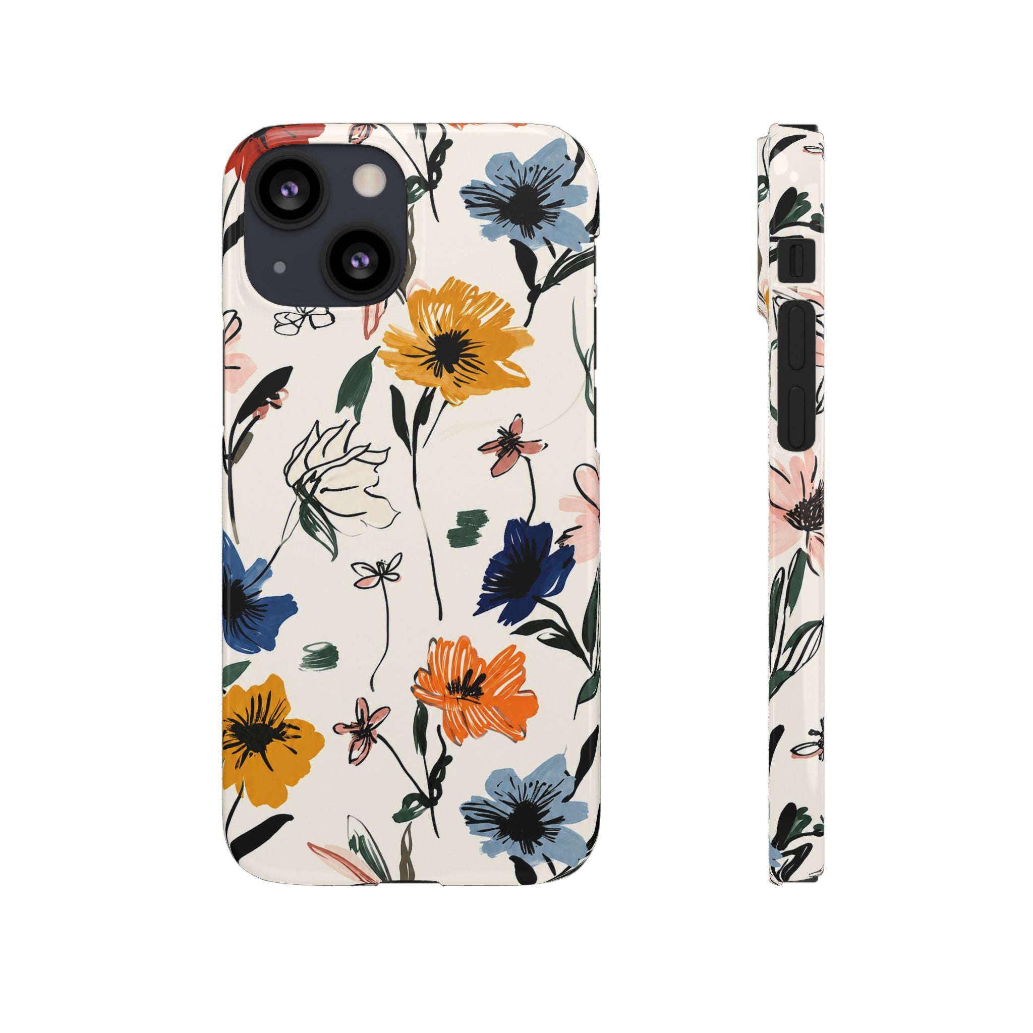 Wildflower Sketch Phone Case