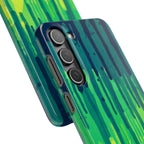 Liquid Emerald – Abstract Drip Phone Case