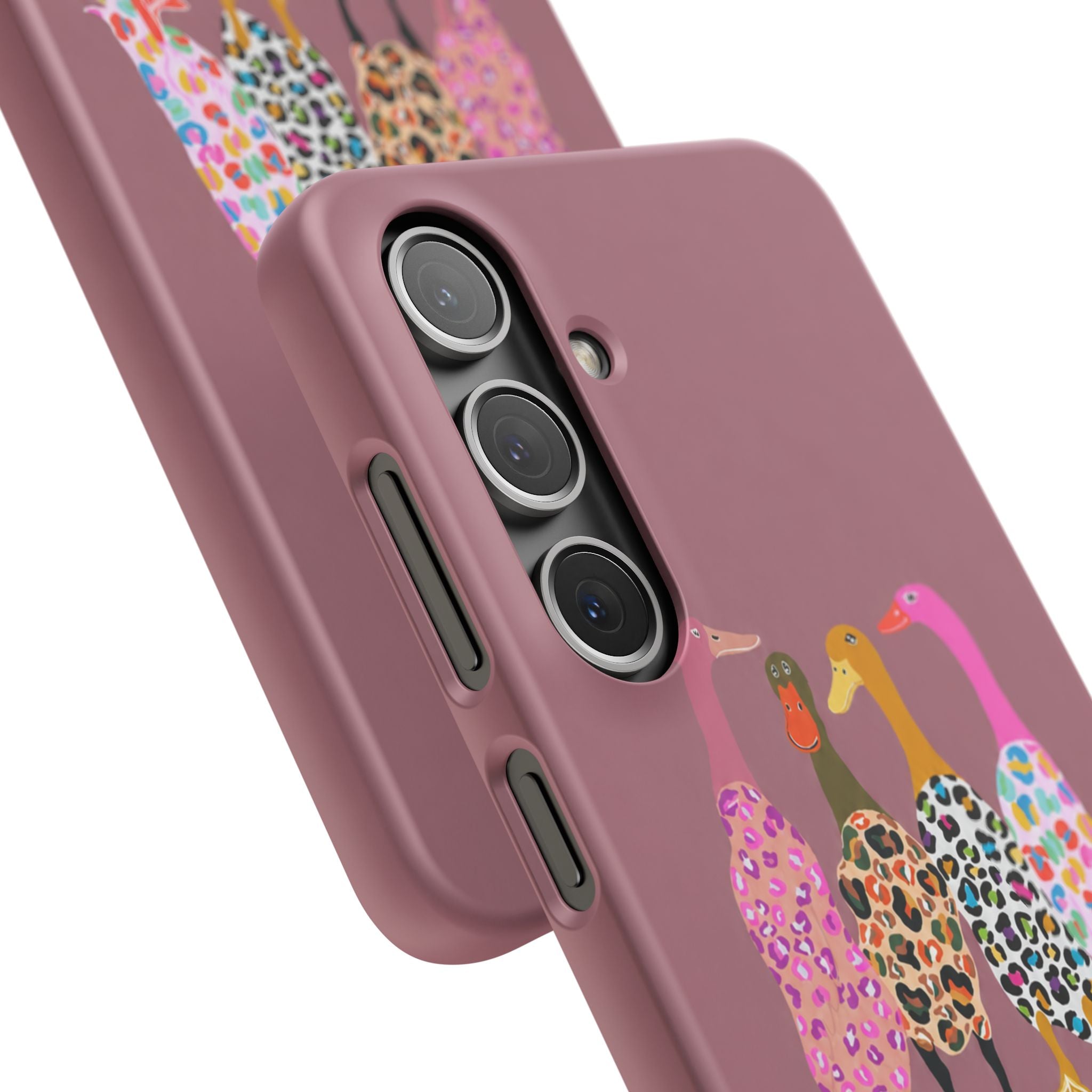 Colorful Leopard Ducks Phone Case