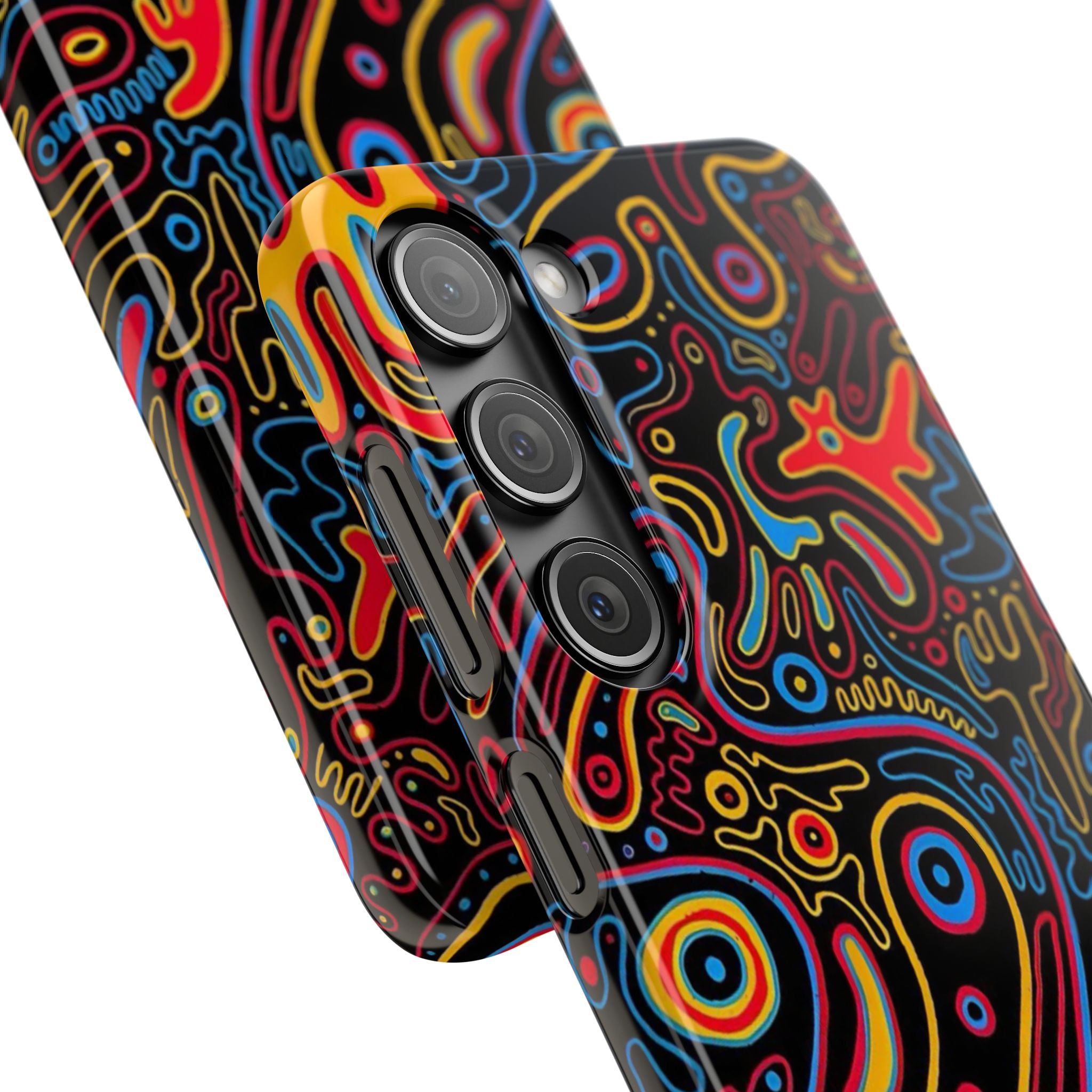 Neon Maze Phone Case