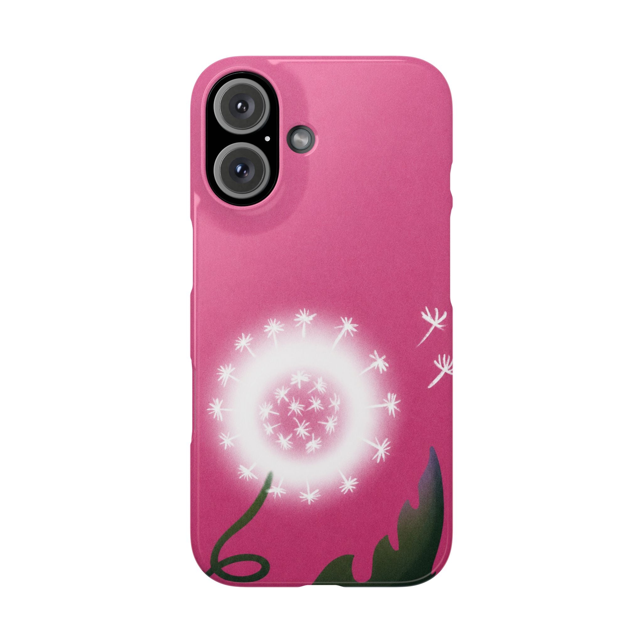 Pink Dandelion Phone Case