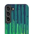 Liquid Emerald – Abstract Drip Phone Case