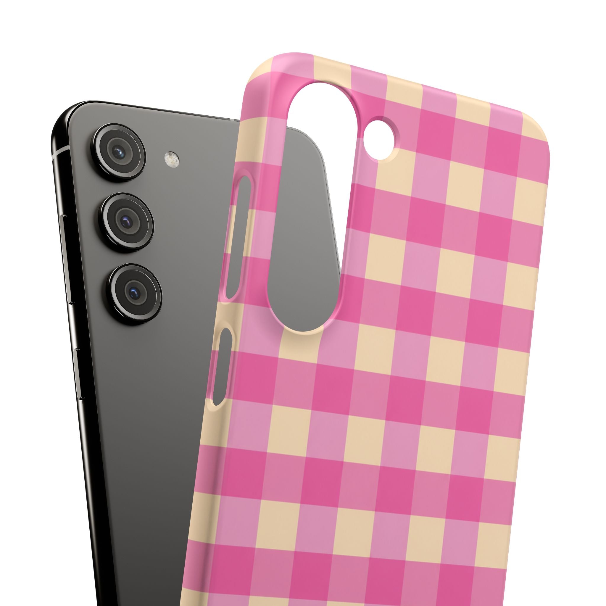 Pink Gingham Phone Case
