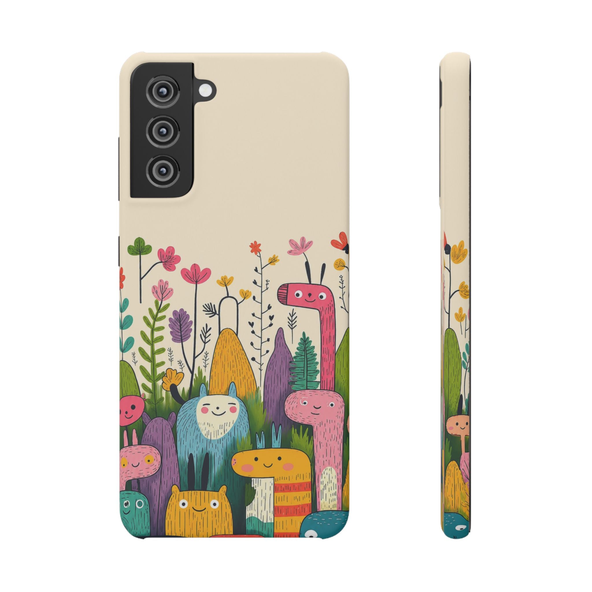 Cute Monster Garden Phone Case