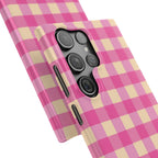 Pink Gingham Phone Case