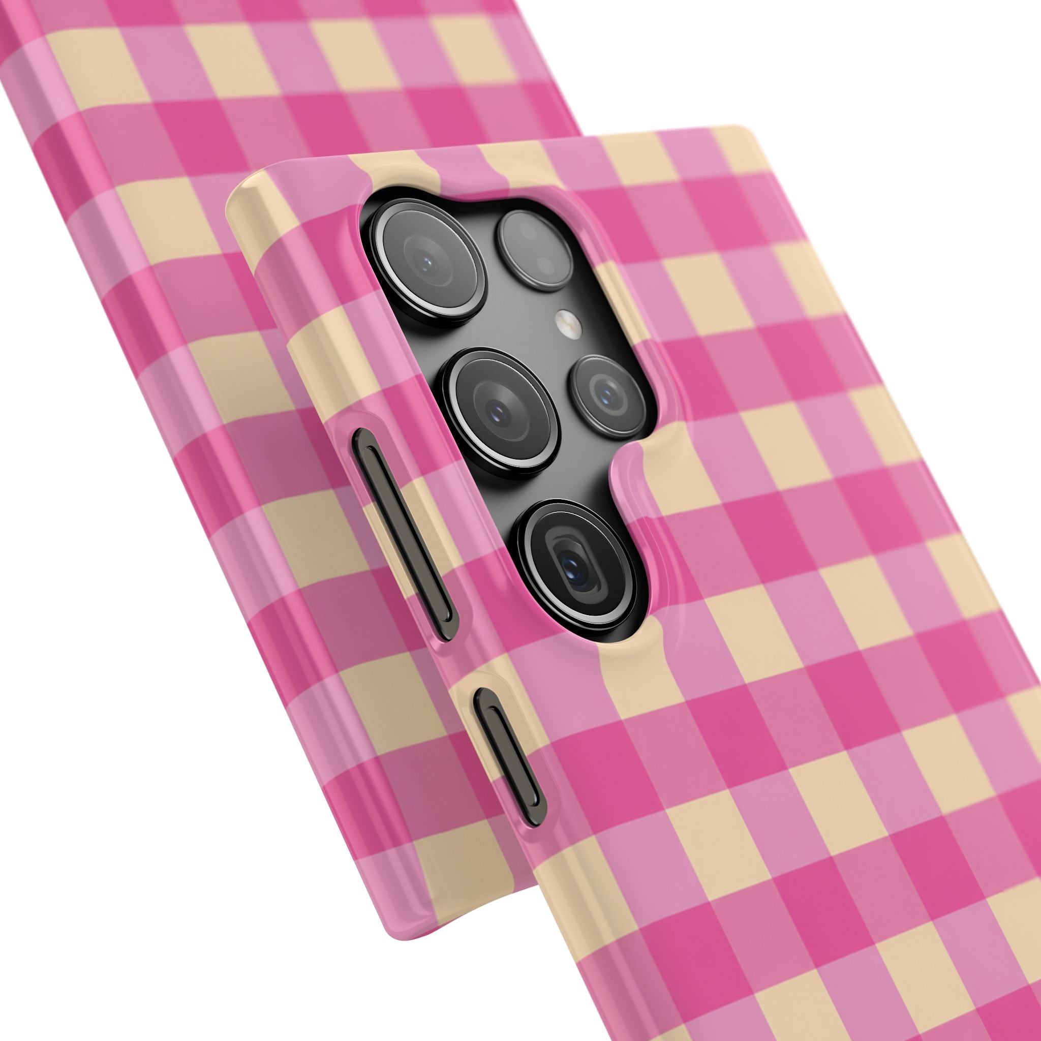 Pink Gingham Phone Case