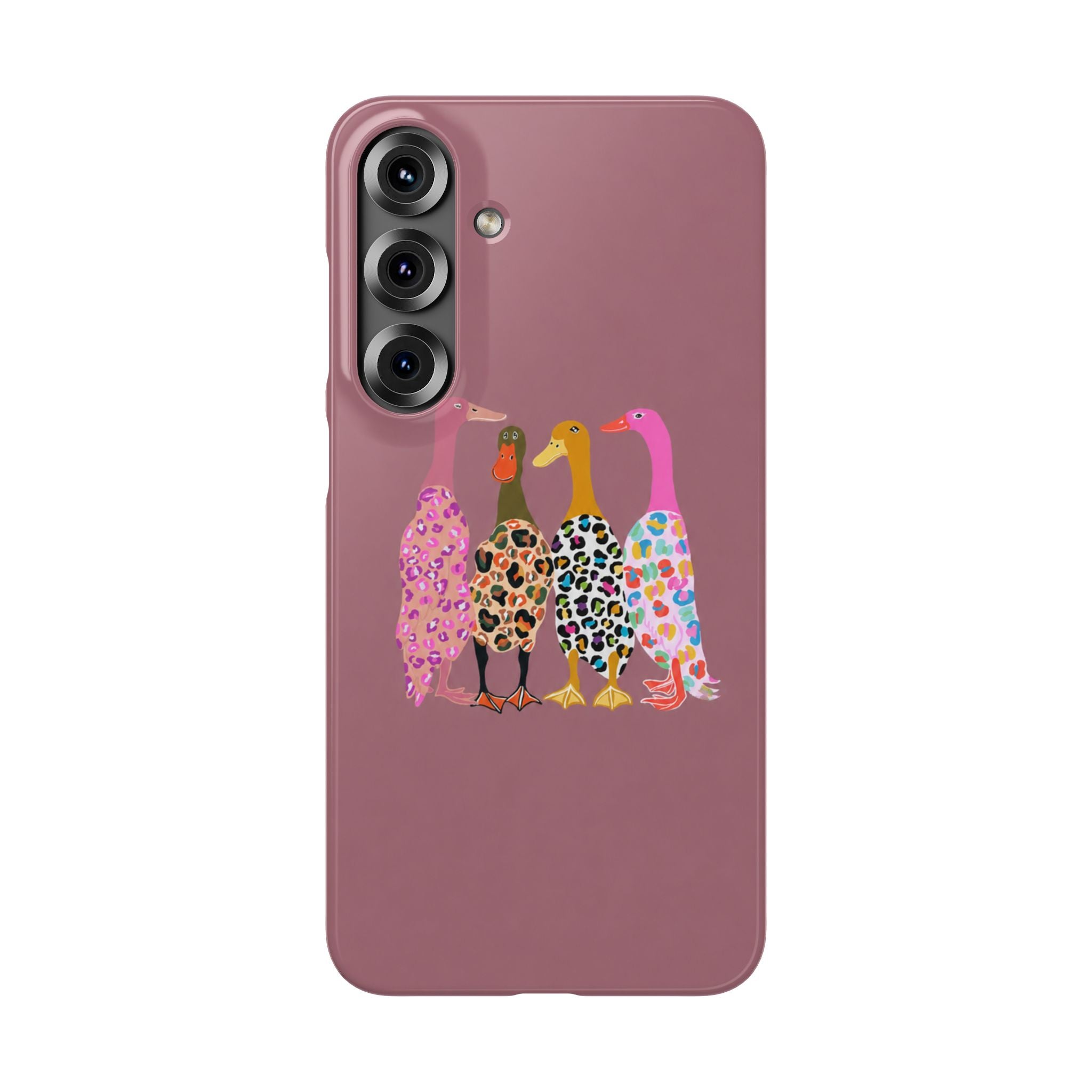 Colorful Leopard Ducks Phone Case