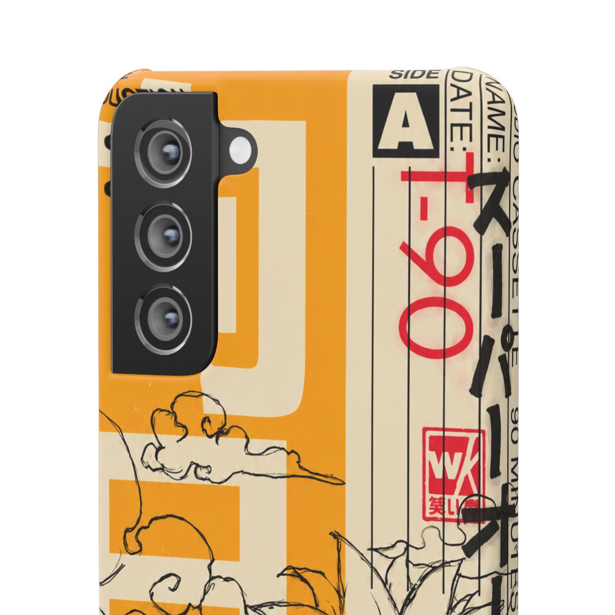 Retro Cassette Floral Phone Case