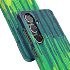 Liquid Emerald – Abstract Drip Phone Case