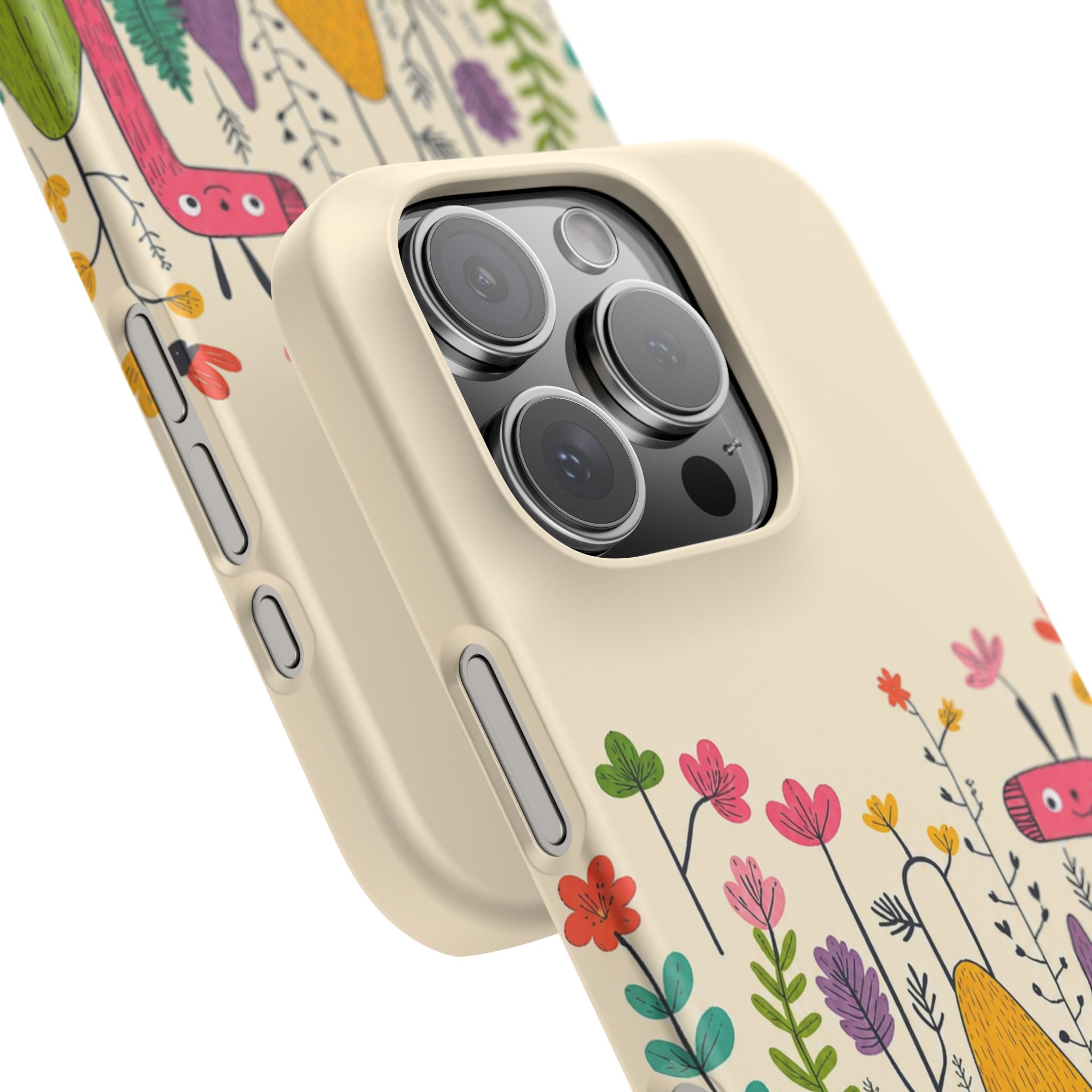 Cute Monster Garden Phone Case