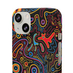 Neon Maze Phone Case