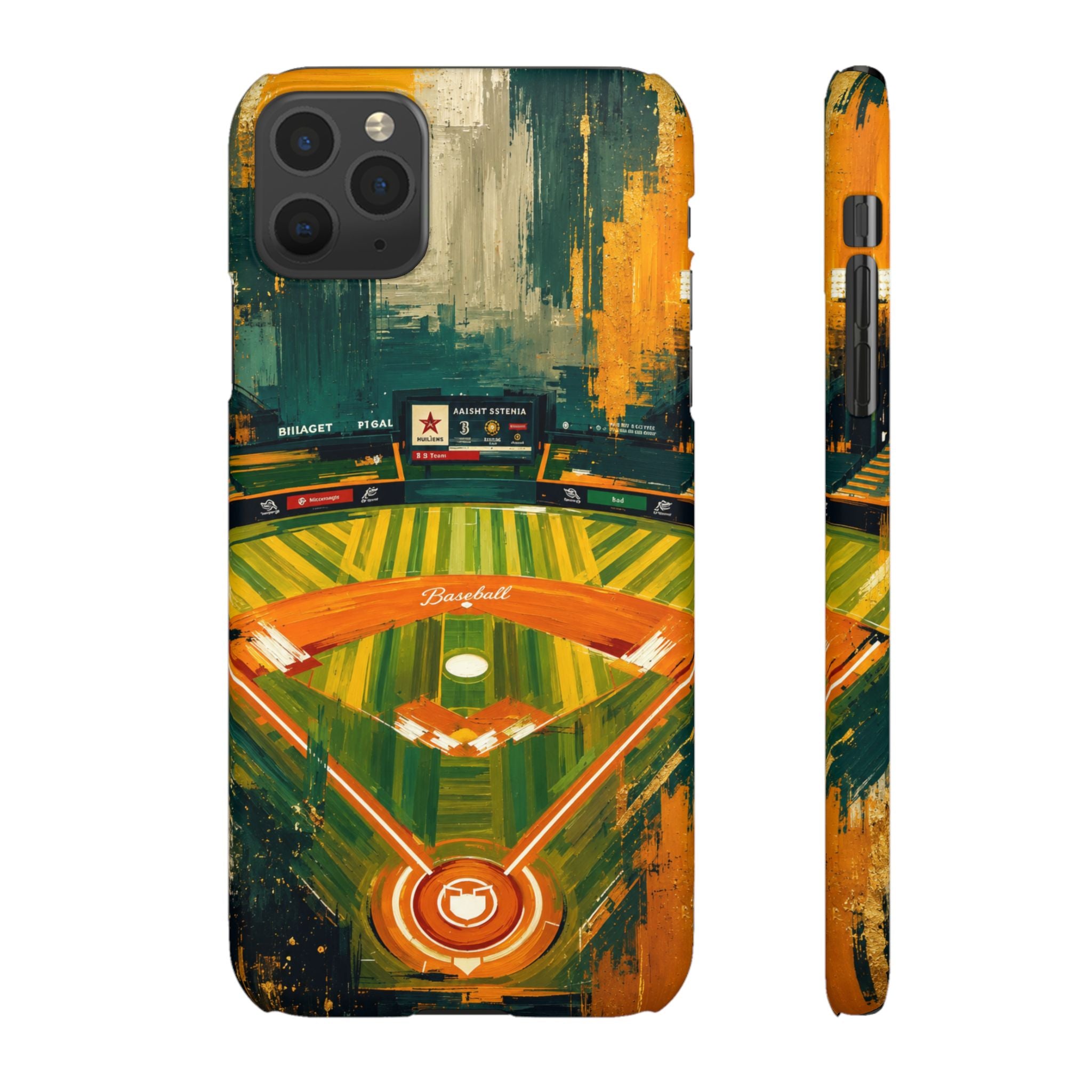 Abstract Baseball Stadium Phone Case