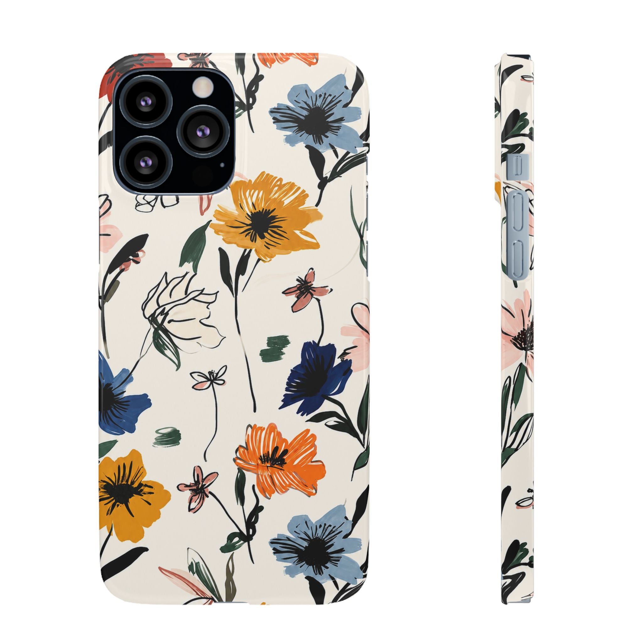 Wildflower Sketch Phone Case