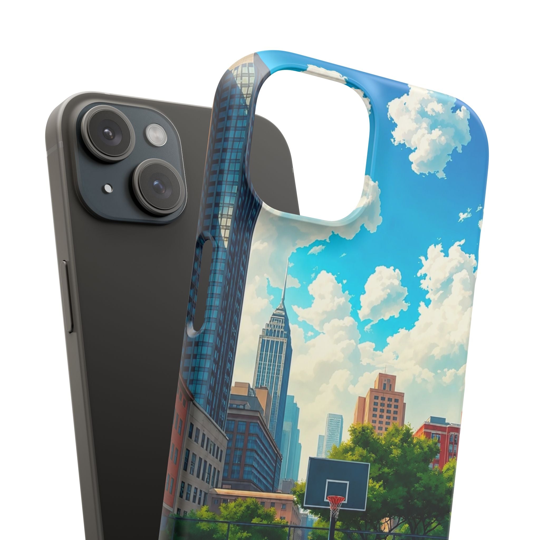 Urban Basketball Court Phone Case